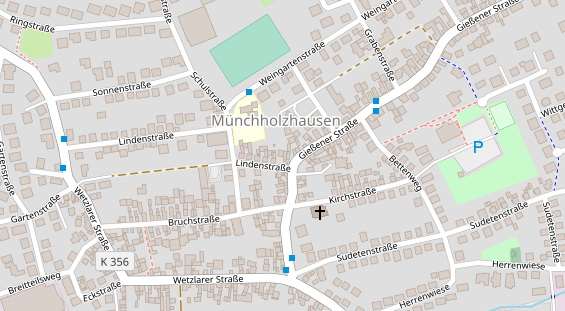 Physiotherapie auf Satellitenbild