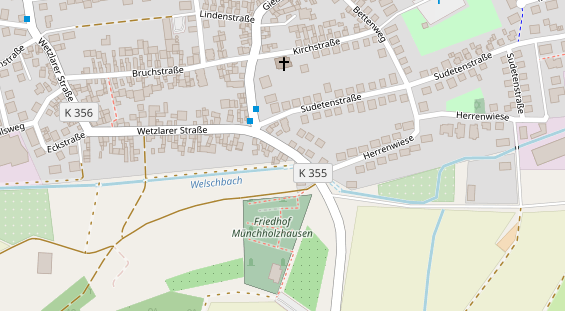 Physiotherapie auf Satellitenbild