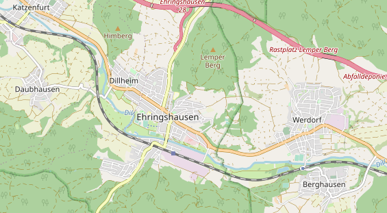 physical therapy on map