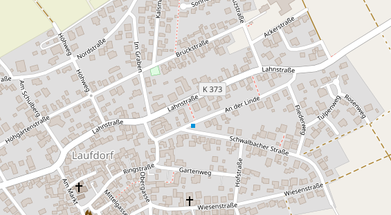 Physiotherapie auf Satellitenbild