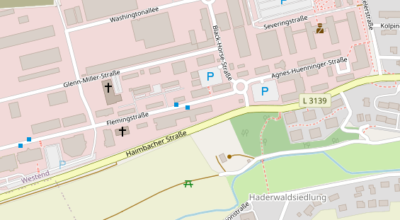 Physiotherapie auf Satellitenbild