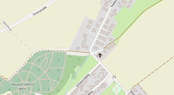 Physiotherapie auf Satellitenbild