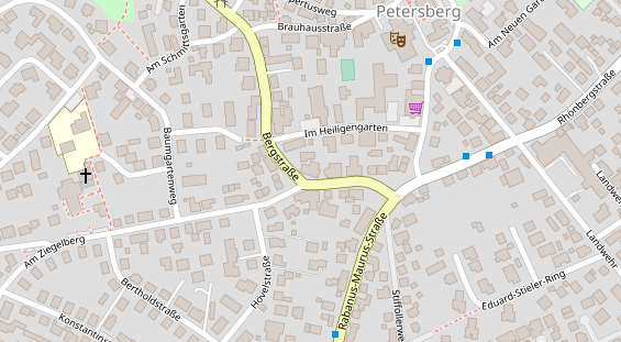 Physiotherapie auf Satellitenbild