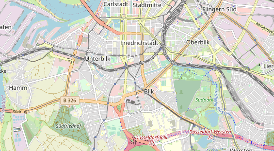 physical therapy on map