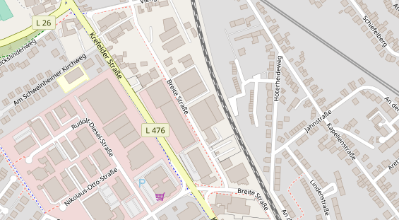 Physiotherapie auf Satellitenbild