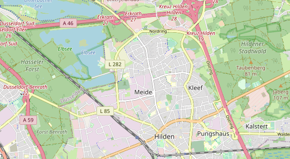 physical therapy on map