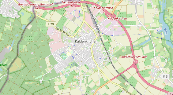 physical therapy on map