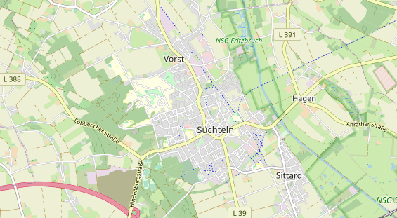 physical therapy on map