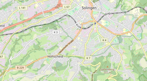 physical therapy on map