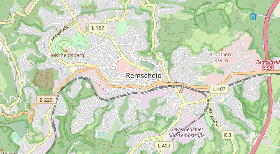 physical therapy on map