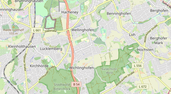 physical therapy on map