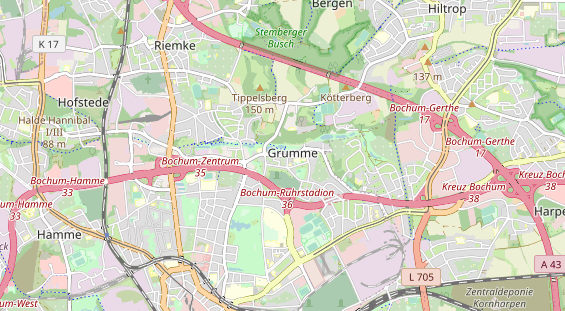 physical therapy on map