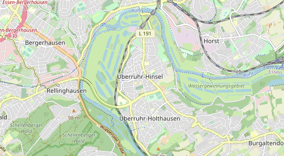 physical therapy on map