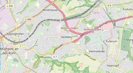 physical therapy on map