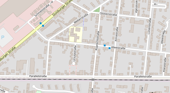 Physiotherapie auf Satellitenbild