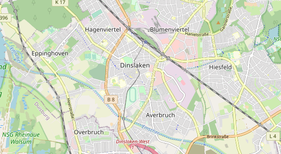 physical therapy on map