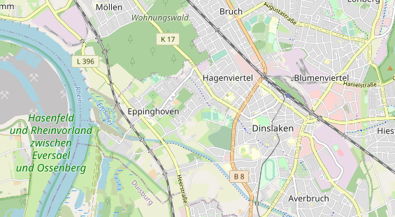 physical therapy on map