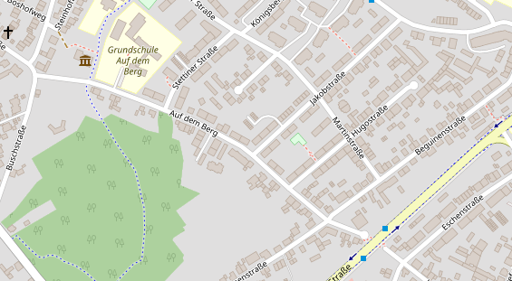 Physiotherapie auf Satellitenbild