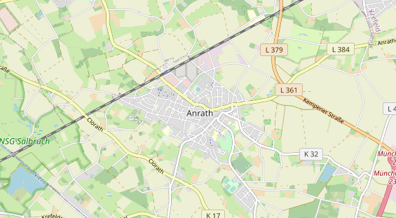 physical therapy on map