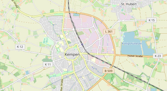 physical therapy on map