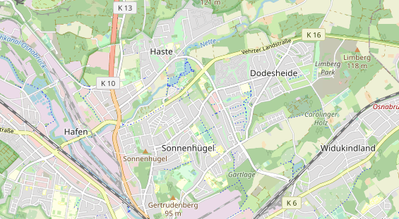 physical therapy on map