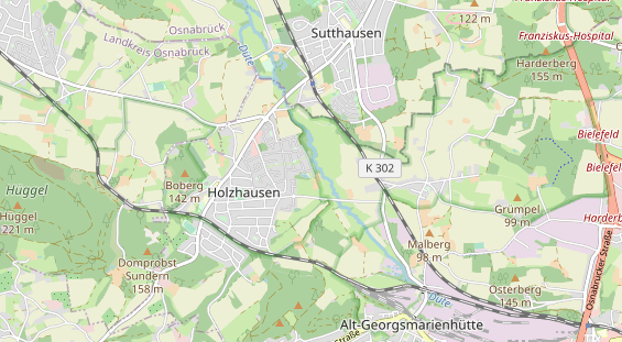 physical therapy on map