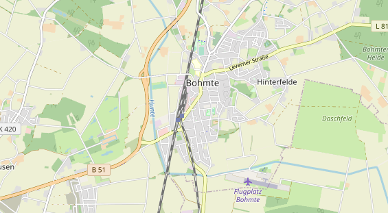 physical therapy on map