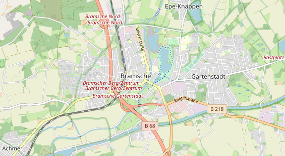 physical therapy on map