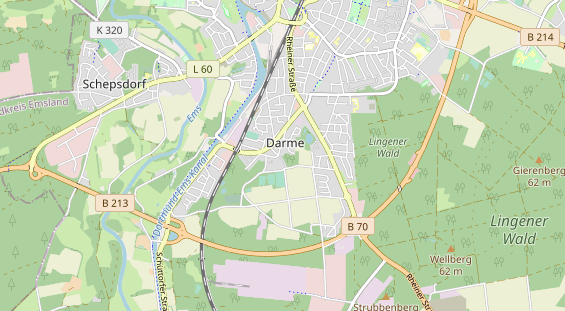 physical therapy on map