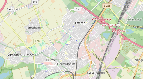 physical therapy on map