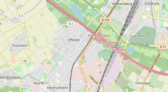 physical therapy on map