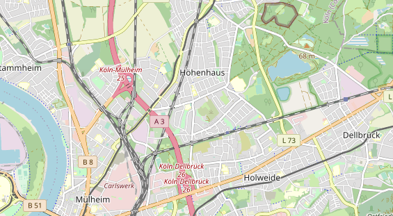 physical therapy on map