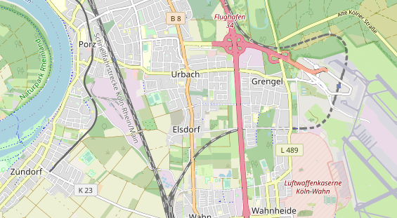 physical therapy on map