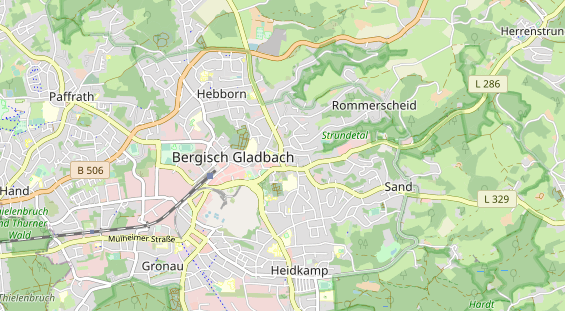 physical therapy on map