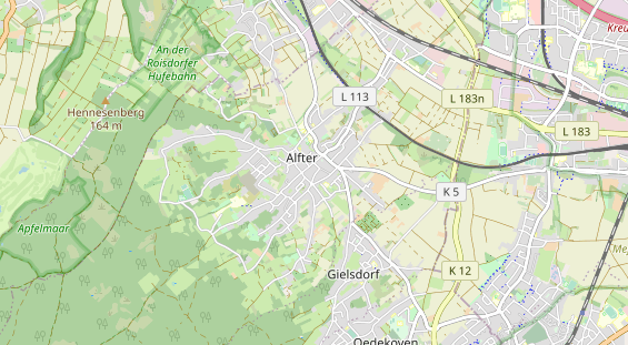 physical therapy on map