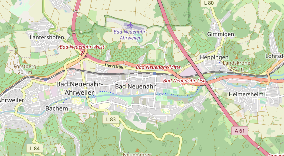 physical therapy on map