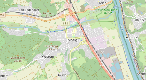 physical therapy on map