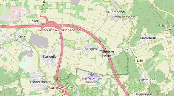 physical therapy on map