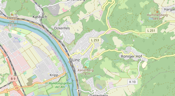 physical therapy on map