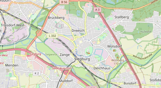 physical therapy on map