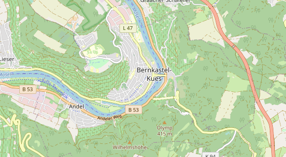 physical therapy on map