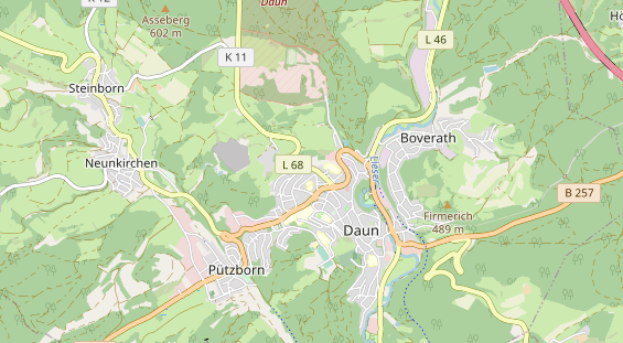 physical therapy on map