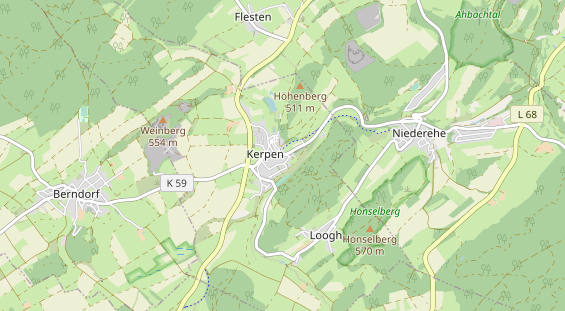 physical therapy on map