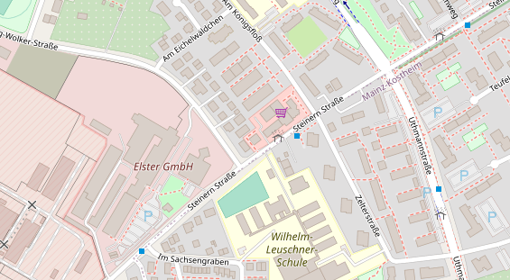 Physiotherapie auf Satellitenbild