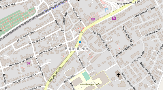 Physiotherapie auf Satellitenbild