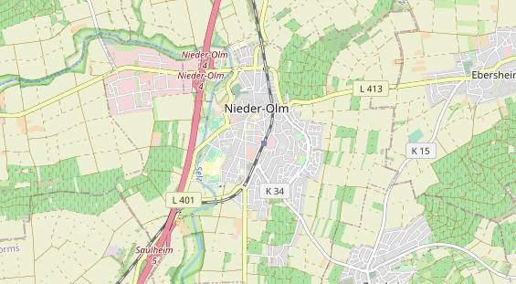 physical therapy on map
