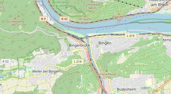 physical therapy on map