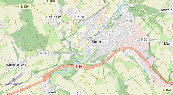 physical therapy on map