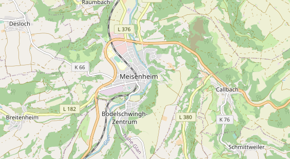 physical therapy on map