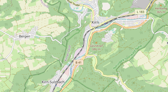 physical therapy on map